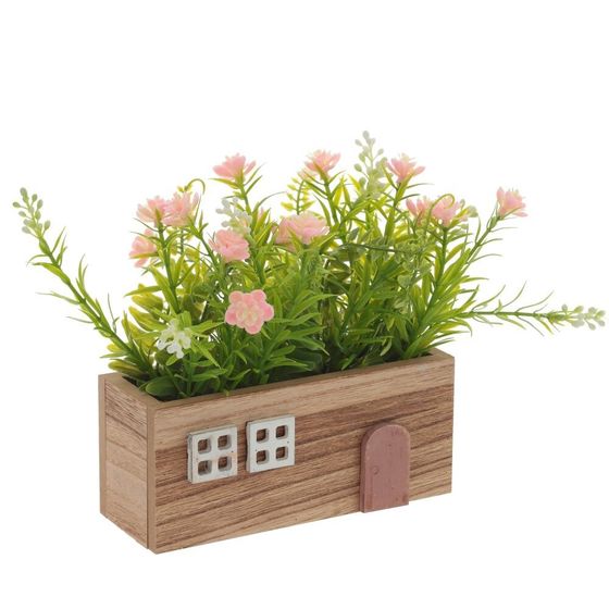 Цветочная композиция, L17 W6,5 H20 см, 4в.