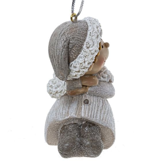 Фигурка декоративная подвесная &quot;Девочка&quot;, L5 W5,5 H8 см, 2в.