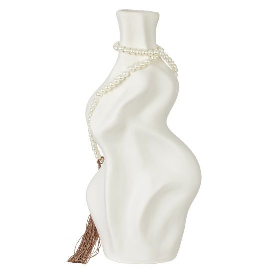 Ваза с ожерельем, 550 мл, L10,5 W7,5 H23,5 см