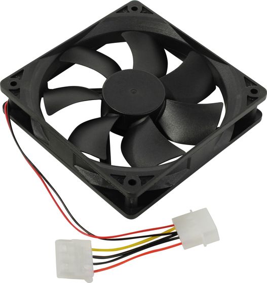 Вентилятор 5bites FB9225S-12H4MX черный 92x25мм 2500rpm 4pin Molex
