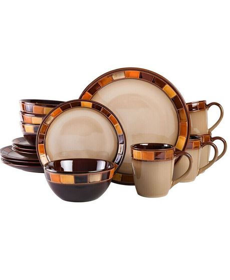 Elite Casa Estebana 16-Piece Dinnerware Set, Service for 4