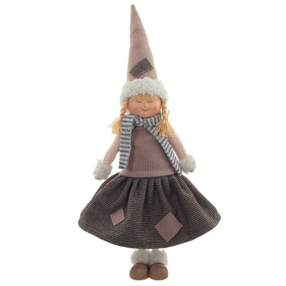 Игрушка набивная &quot;Девочка&quot;, L17 W9 H37 см, 2в.