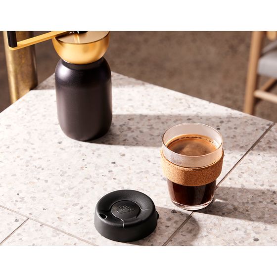 Кружка Brew Cork M 340 мл Black