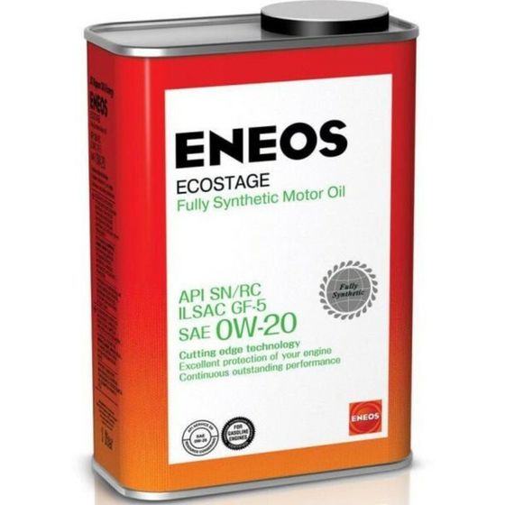 Масло моторное ENEOS Ecostage 0W-20, синтетическое, 1 л