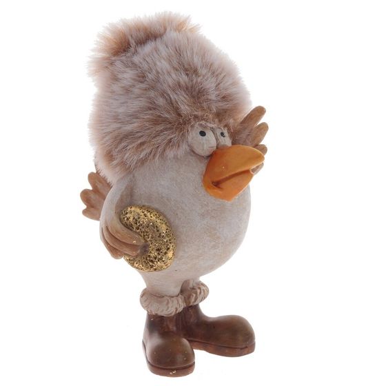 Фигурка декоративная "Птичка", L9 W5,5 H10,5 см, 2в.