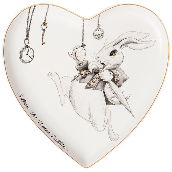 ТАРЕЛКА LEFARD &quot;WONDERLAND&quot; СЕРДЦЕ 21,5*2 СМ