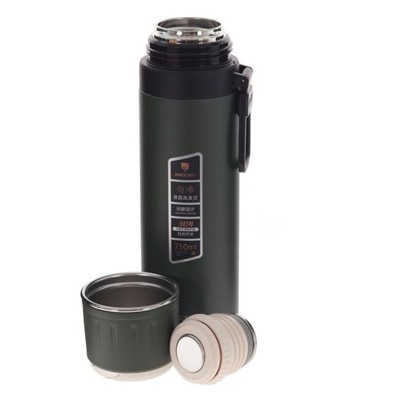 Термос, 750 мл, L8 W8 H29 см, дизайн микс