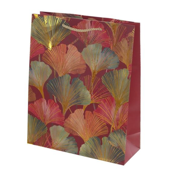 Пакет подарочный (бумага 210г/м2, блок микс 12шт), L26 W10 H32 см, 4в.