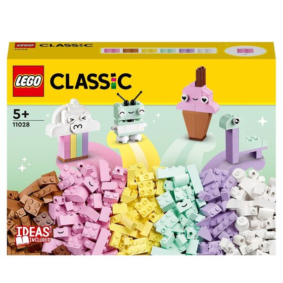 Конструктор LEGO Classic 11028 - Творческое веселье с пастельными цветами (Creative Pastel Fun)