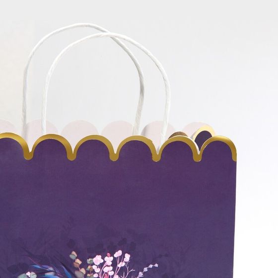 !Пакет подарочный 2 штуки крафтовый «Enjoy», 23 × 30 × 12 см