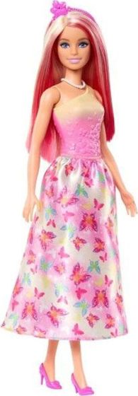 Lalka Barbie Mattel Barbie Księżniczka Lalka różowy strój HRR08