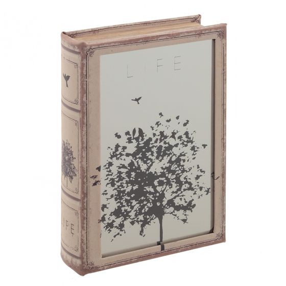 Ключница с зеркальным элементом, L16 W5 H24 см