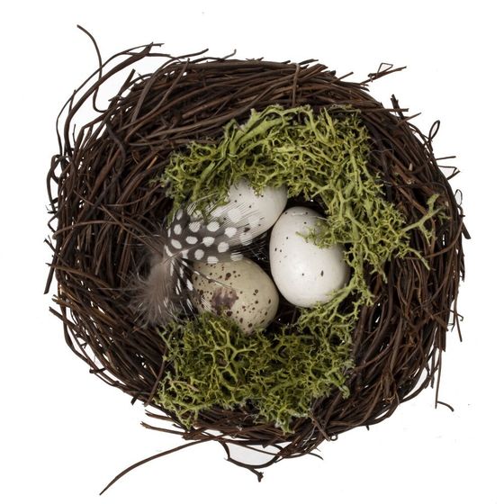 Набор из 2-х изделий декоративных &quot;Пасхальная композиция&quot;, L19,5 W12 H5 см