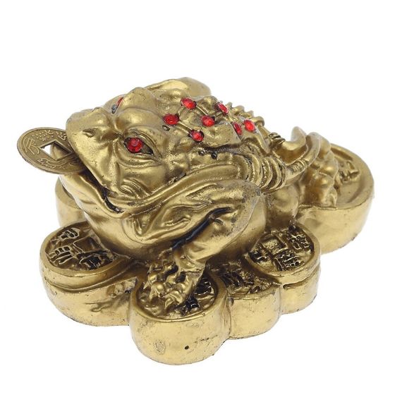 Фигурка декоративная &quot;Лягушка денежная&quot;, L6 W5 H3 см