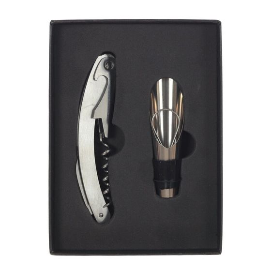 Набор для вина (2 предмета), Д12 Ш15 В3 см