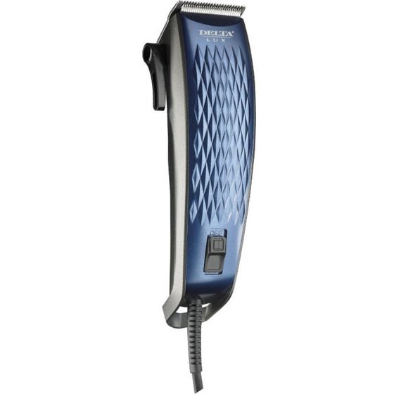 Машинка для стрижки Delta LUX DE-4202 сеть (насадок 4шт) синий