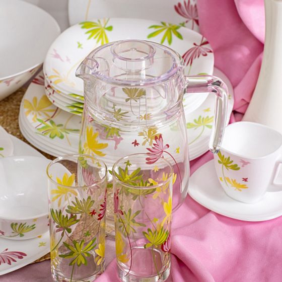 Столовый набор  КАРИН КРЕЙЗИ ФЛАУЭР 46 предметов