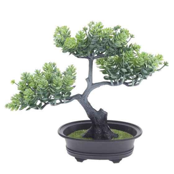 Цветочная композиция "Бонсай", L24 W14 H26 см, 1 штука, дизайн микс