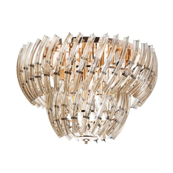 Люстра потолочная Arte Lamp Ella A1054PL-9GO, E14, 9х40 Вт, 65х65х40 см, золотистый