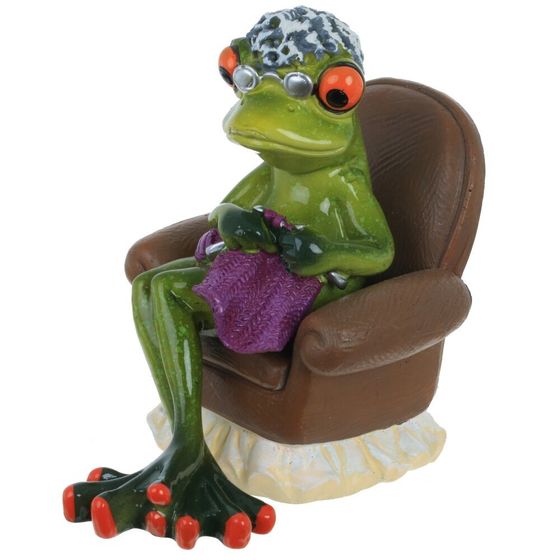 Фигурка декоративная &quot;Лягушка&quot;, Д8 Ш13 В10 см, 2в.