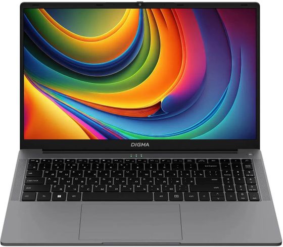 Ноутбук 15.6&quot; Digma EVE i5980 Core M3 8100Y 16Gb SSD512Gb Intel UHD Graphics 615 IPS FHD (1920x1080) Windows 11 Pro grey WiFi BT Cam 5000mAh (DN15CM-