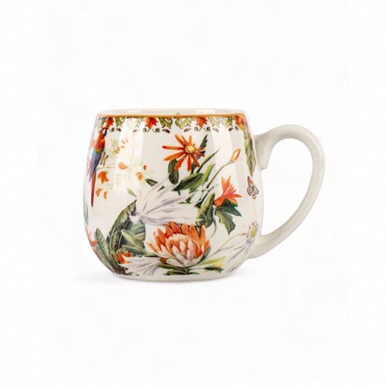 Кружка круглая ЛЕОПАРД 480мл