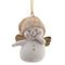 Фигурка декоративная подвесная "Снеговик",   L4,5 W4 H5,5 см, 2в.
