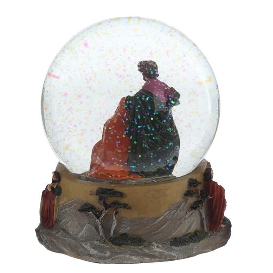 Фигурка декоративная &quot;Рождество&quot; в стекл шаре, D 10 см, L12 W12 H12 см