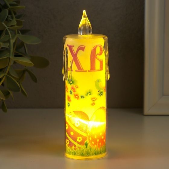 Ночник &quot;Свеча&quot; (Пасха)  3хLR1130 3,8х3,8х12см