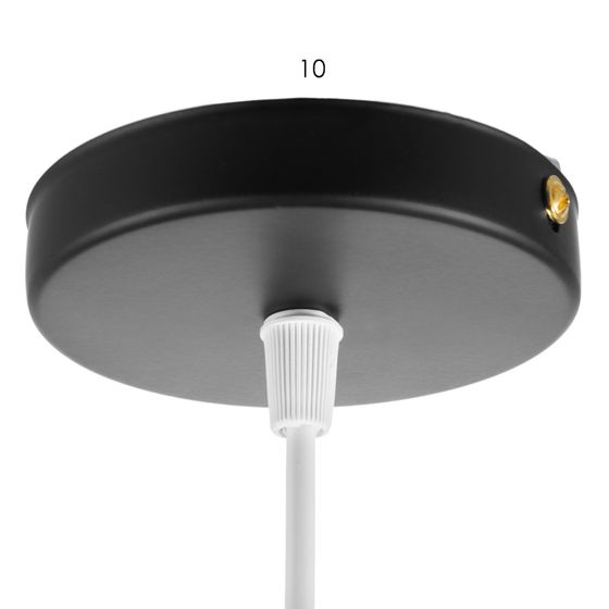 !Люстра Густав черный/золото 28х28х20(80)см