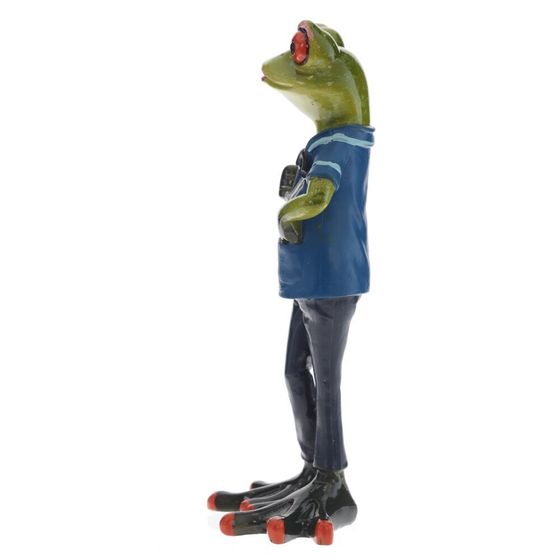 Фигурка декоративная "Лягушка", Д5 Ш6 В16,5 см