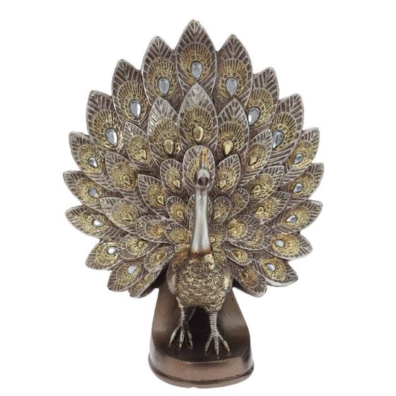 Фигурка декоративная "Павлин", L17 W10 H21,5 см