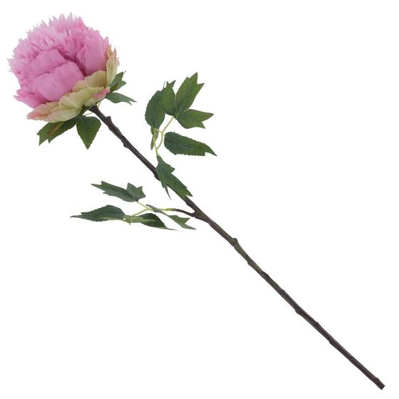 Цветок искусственный &quot;Пион&quot;, L20 W15 H69 см