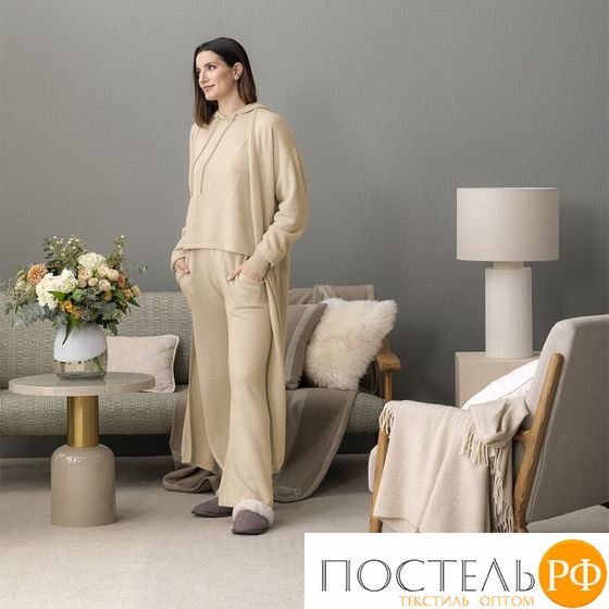 ЭЙРЕ беж Кардиган жен L(48), 1 пр., 100 % кашемир