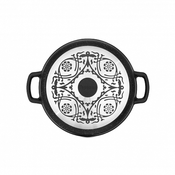 Жаровня ГРАНИТ 3л 26см с крышкой