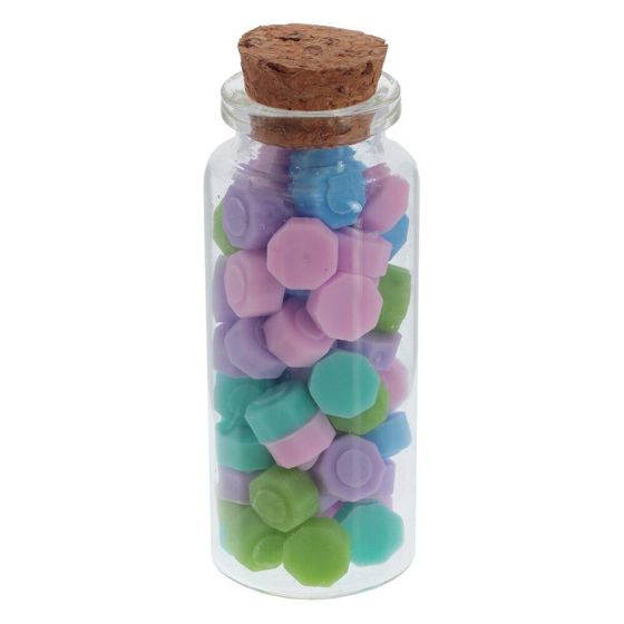 Набор для сургучной печати: ложка, печь для плавл, воск, свеча, печать, 5 штампов, Д21 Ш15 В4 см