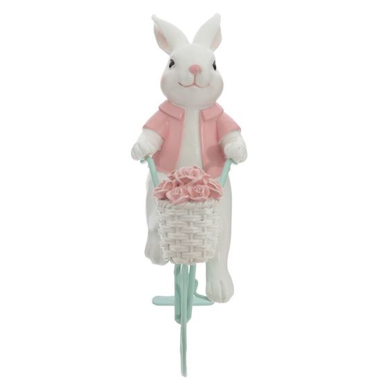 Фигурка декоративная &quot;Заяц на велосипеде&quot;, L17,5 W6 H19,5 см