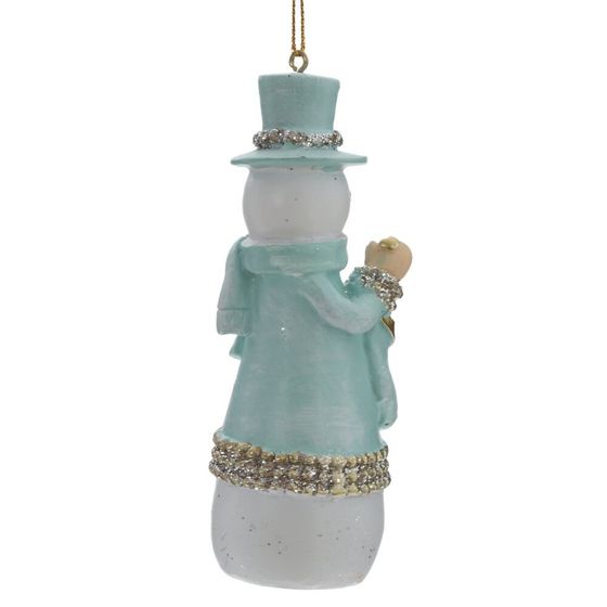 Фигурка декоративная подвесная &quot;Снеговик&quot;, L4 W4 H11,5 см, 2в.