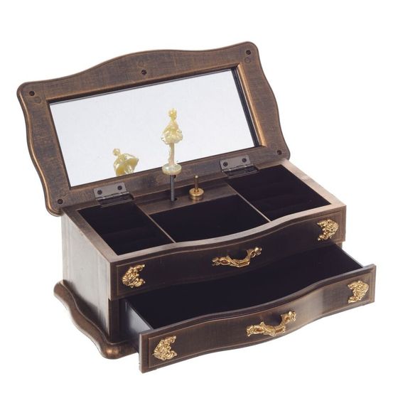 Шкатулка для украшений (музык.), L22 W12 H9 см