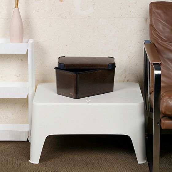 Короб (ящик) для хранения СТОКГОЛЬМ 6л LEATHER