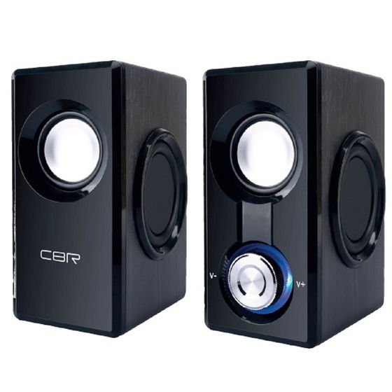 Колонки 2.0 CBR CMS 504 6Вт черный