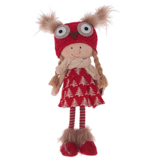 Игрушка набивная &quot;Девочка&quot;, L15 W8 H42/37,5 см, 2в.