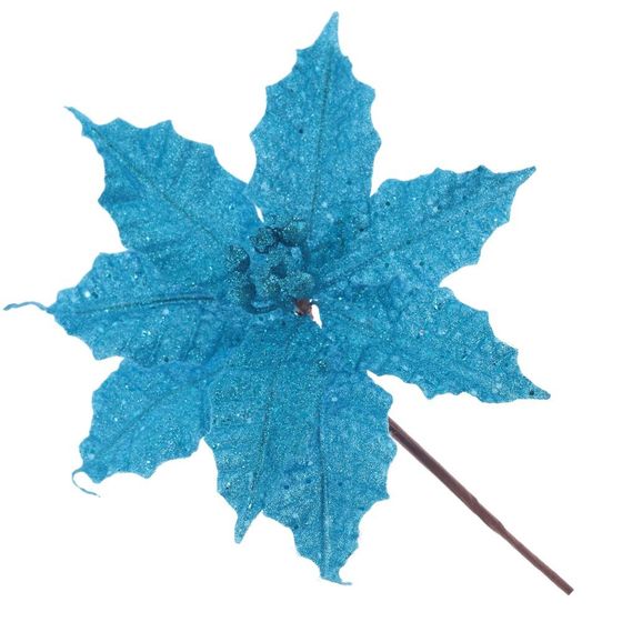 Цветок искусственный &quot;Пуансеттия&quot;, L25 W25 H26 см, 3в.