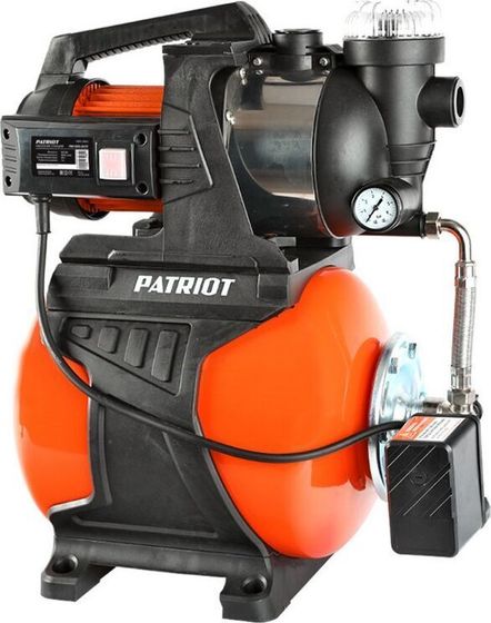 Насосная станция Patriot PW 1200-24 ST, насосная часть - пластик / нерж. сталь, мощность: 1200 Вт
