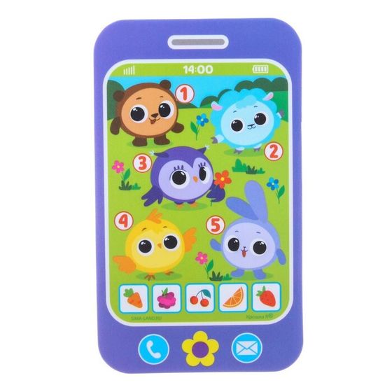 Игрушка - телефон для игры в ванне Крошка Я «Кругляшики», EVA