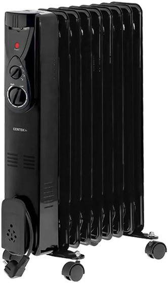 Обогреватель масляный Centek CT-6201 2000Вт 9 секций черный