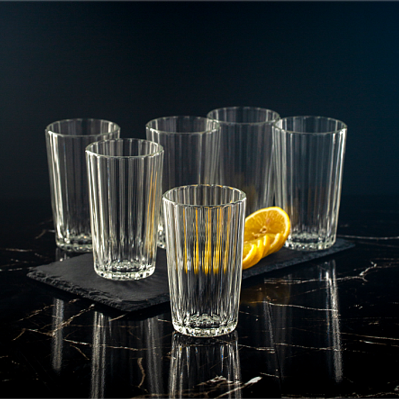 Стакан высокий МИСТЕРИЯ 280мл 6 шт