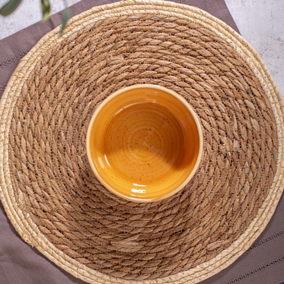 Салатник TWIST медовый 14см