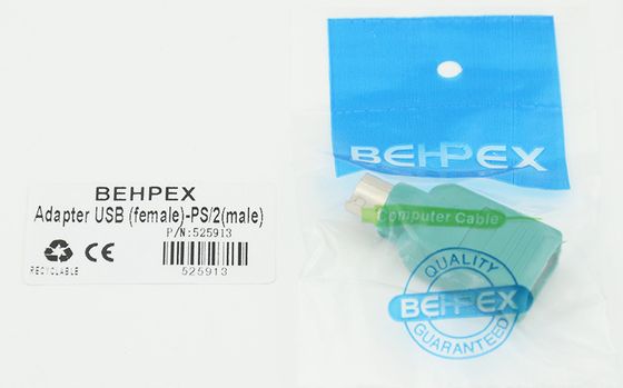 Переходник PS/2 (m) USB A(f) зеленый