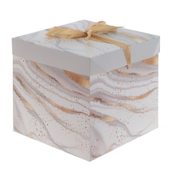 Коробка подарочная (бумага 350г/м2), L22,5 W22,5 H22 см, 4в.